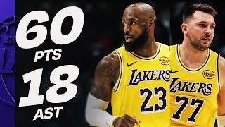 LeBron James - Luka Doncic - Los Angeles Lakers - New Orleans Pelicans