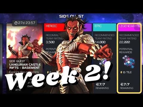 Langurian Castle Rifts Basement: Legendary Difficulty Mephisto Boss! | Marvel Contest of Champions