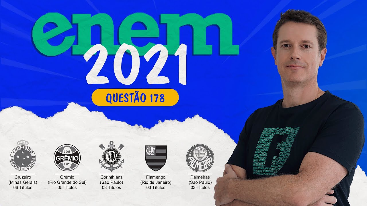 ?? QUESTÃO 178 (PROVA AMARELA) - Matemática ENEM 2021: Análise Combinatória