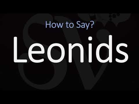 How to Pronounce Leonids? (CORRECTLY)