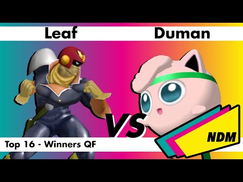 NDM Online Qualifier #5 - Leaf (Captain Falcon) vs. Duman (Jigglypuff) Melee Top 16 Winner QF