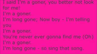 I'm A Goner - Matt and Kim Lyrics