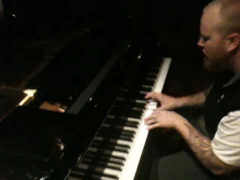 We Are The Fallen - Ben Moody plays piano in the studio - 11.9.09