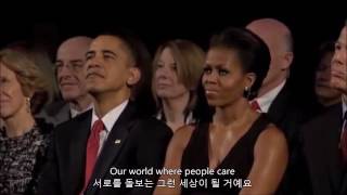 [한글자막] 저스틴비버 &#39;Someday at Christmas&#39; for Obama