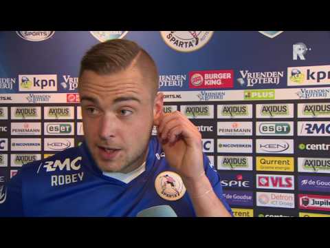 Roy Kortsmit na afloop van Sparta - ADO Den Haag