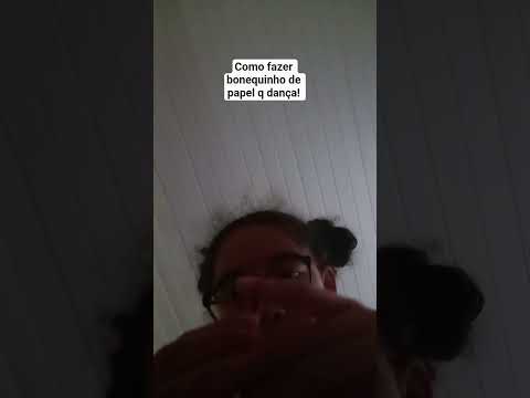 como fazer bonequinho de papel q dança!