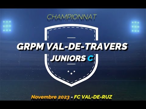 Juniors C : Grpm Val-de-Travers I - FC Val-de-Ruz