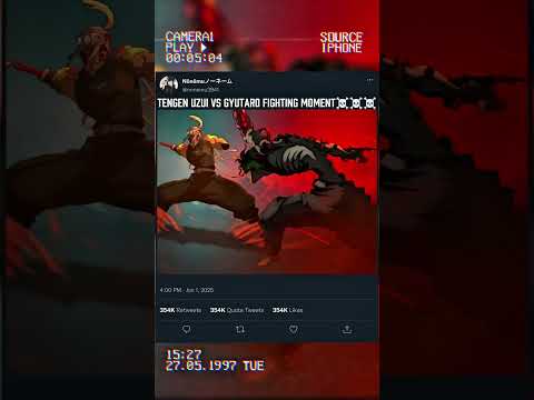 tengen uzui vs gyutaro fighting moment☠️☠️☠️ | kimetsu no yaiba edit