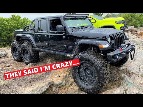 Taking My NEW $130,000 6X6 Gladiator To A JEEP ROCK CRAWLING EVENT... *They Said I'm "CRAZY"*