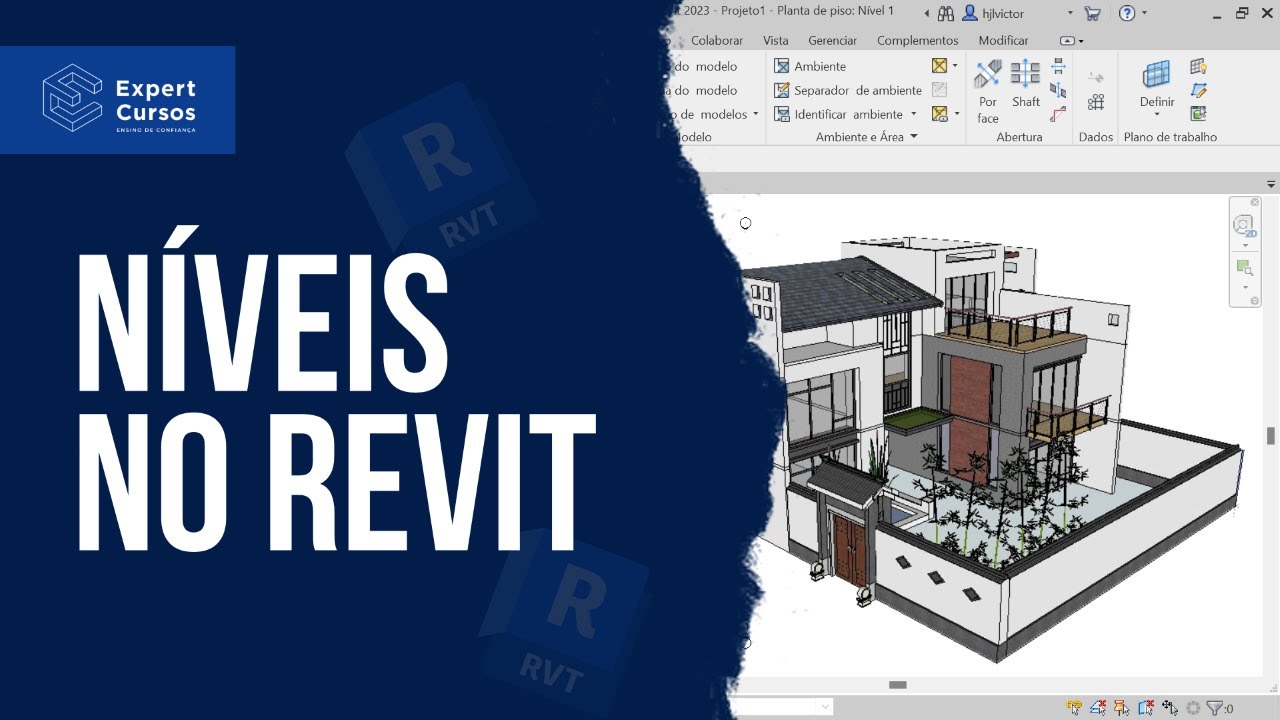Como criar e ajustar níveis no Revit