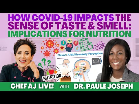 How COVID-19 Impacts the Sense of Taste & Smell: Implications for Nutrition with Dr. Paule Joseph