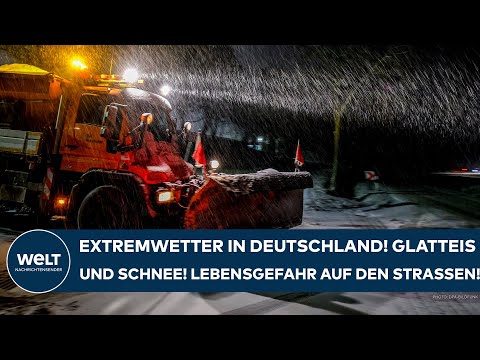 Video Thumbnail: DEUTSCHLAND: Extremwetter! Glatteis und Schnee! Lebensgefahr auf den Straßen!