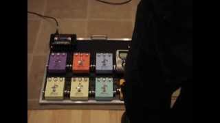 Video thumbnail for L.A. SOUND DESIGN DUESENBERG NAMM 2012 PEDALBOARD by L.A. SOUND DESIGN
