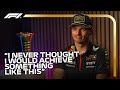 "I Hope It Doesn't Stop Here!" | Max Verstappen Interview After Becoming Three-Time World Champion