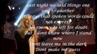 Ilse DeLange  ~ What Does Your Heart Say Now (Lyrics)