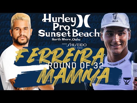 Italo Ferreira vs Barron Mamiya Hurley Pro Sunset Beach - Round of 32 Heat 5