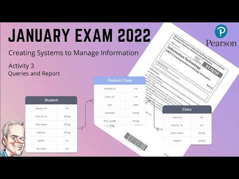 NEW - BTEC Level 3 Database 2022 Exam - Part A - Queries & Reports Walk through