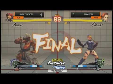 SSF4AE Match Analysis - Dreamhack 2013 - Popi (Cammy) vs INFILTRATION (Akuma/Ryu)