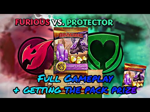 FURIOUS VS PROTECTOR FULL GAMEPLAY + GETTING THE PACK PRIZE - New Gauntlet - Dragons: Rise of Berk