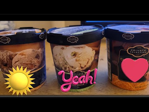 I try 3 Private Selection Ice Cream Flavors for the 1st Time!