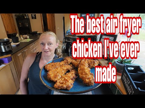 Air fryer Crispy Cornflake Chicken | Ninja foodi dual air fryer 
