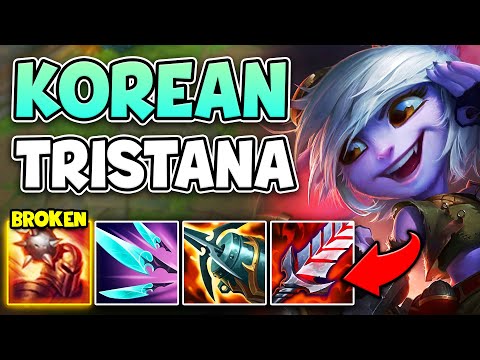 KOREAN TRISTANA TOP HAS NO COUNTER PLAY! THIS IS 100% OPPRESSIVE