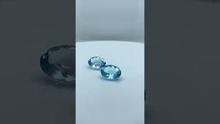 Topázio Azul Oval 16x12mm - Vídeo