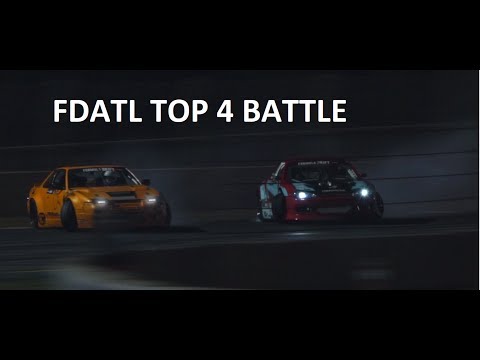 Road Atlanta TOP 4 | Formula Drift PRO2 | Matt Vankirk Leading Brody Goble