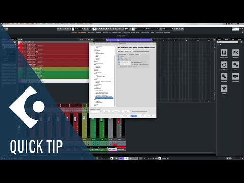 How To Add Colour to Tracks and MixConsole Channels | Quick Tip