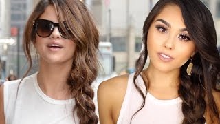 SELENA GOMEZ INSPIRED SIDE BRAID with BELLAMI BALAYAGE BY GUY TANG EXTENSIONS