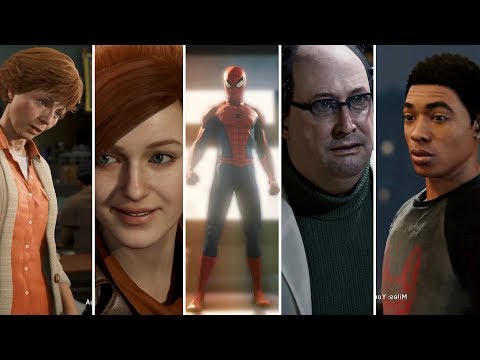 Spider man Ps4 2018 All Cut Scenes And Ending - Including Secret Endings - Cinematic Full Movie