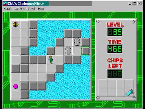 CCLP2 level 35 solution - 446 seconds