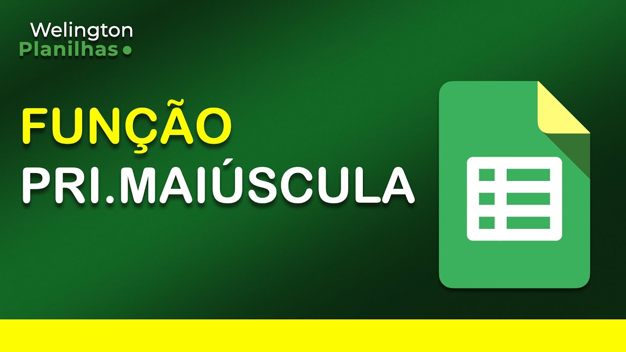 Google Sheets: Como CONVERTER a PRIMEIRA LETRA da palavra em MAIÚSCULO aqui no Google Planilhas