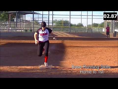 Anna Jensen Softball Skills Video - 2019 Outfield 2B