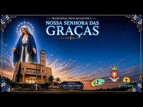 Santa Missa-ao Vivo 1° Dia Festa em louvor a Nsra. Graças - Paróquia São Sebastião Vicentinópolis-Go
