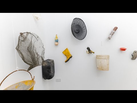 Kinetic Installation "Off Shore On Tide" by Wang Ruobing (close up)