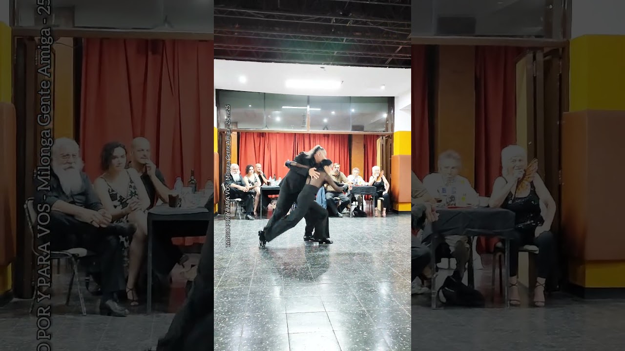 Video thumbnail for Canaro en París (Canaro) Mariana Flores y Eduardo Cappussi. Milonga Gente Amiga 25ene25 (2/3)