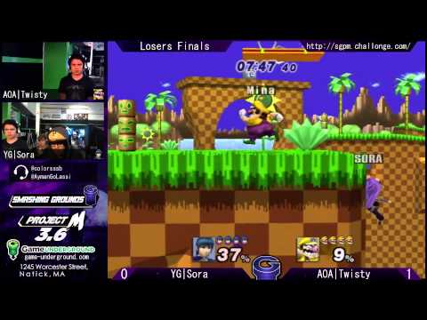 SG at GU 8.1 LF: YG | Sora (Marth) vs. AOA | Twisty (Wario)