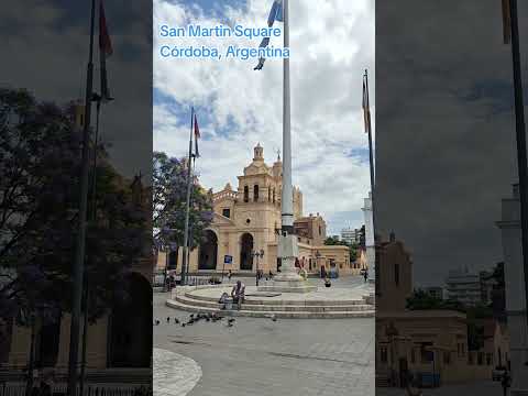 San Martin square in Córdoba, Argentina.