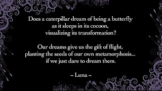 Dream... The Birth of a Butterfly (original music by Luna Jade)