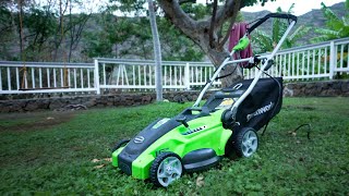 GreenWorks - 16-Inch 10-Amp Electric - Corded lawn Mower