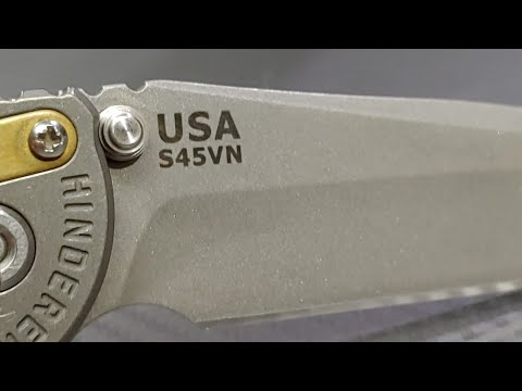 THOUGHTS ON SHARPENING S45VN BLADE STEEL