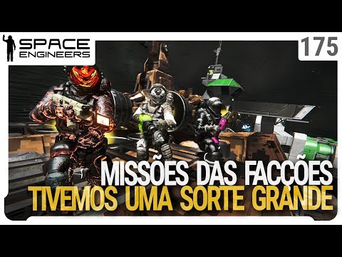 Faction Missions! We got lucky! - Space Engineers - Co-op