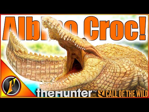 ALBINO CROCODILE on Emerald Coast! | theHunter Call of the Wild
