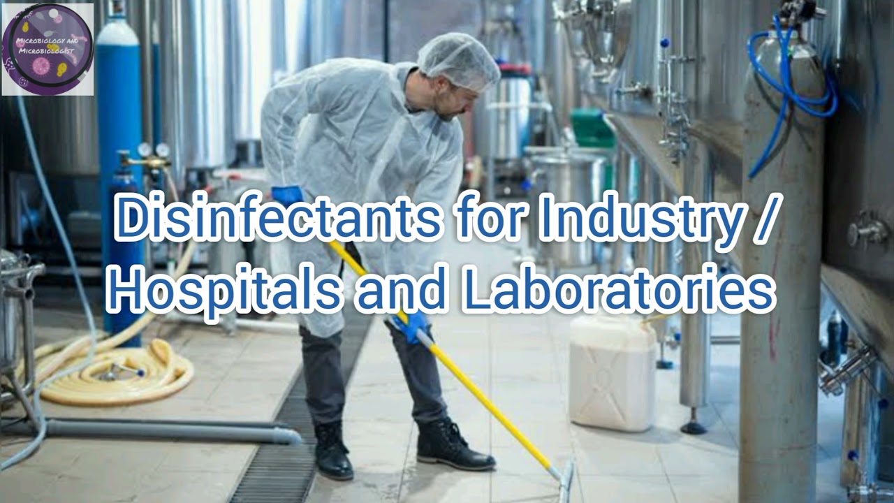 Disinfectant solutions for pharmaceutical industry, industry, hospitals and laboratories