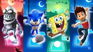 Crazy Frog - Sonc - Spangebop - Rayder Tiles Hop Edm Rush