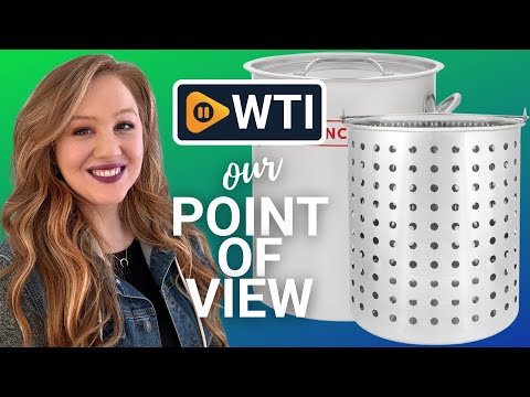 CONCORD 42 QT Stainless Steel Stock Pot w/Basket. Heavy Kettle. Cookware for Boiling (42) - WTI product video review