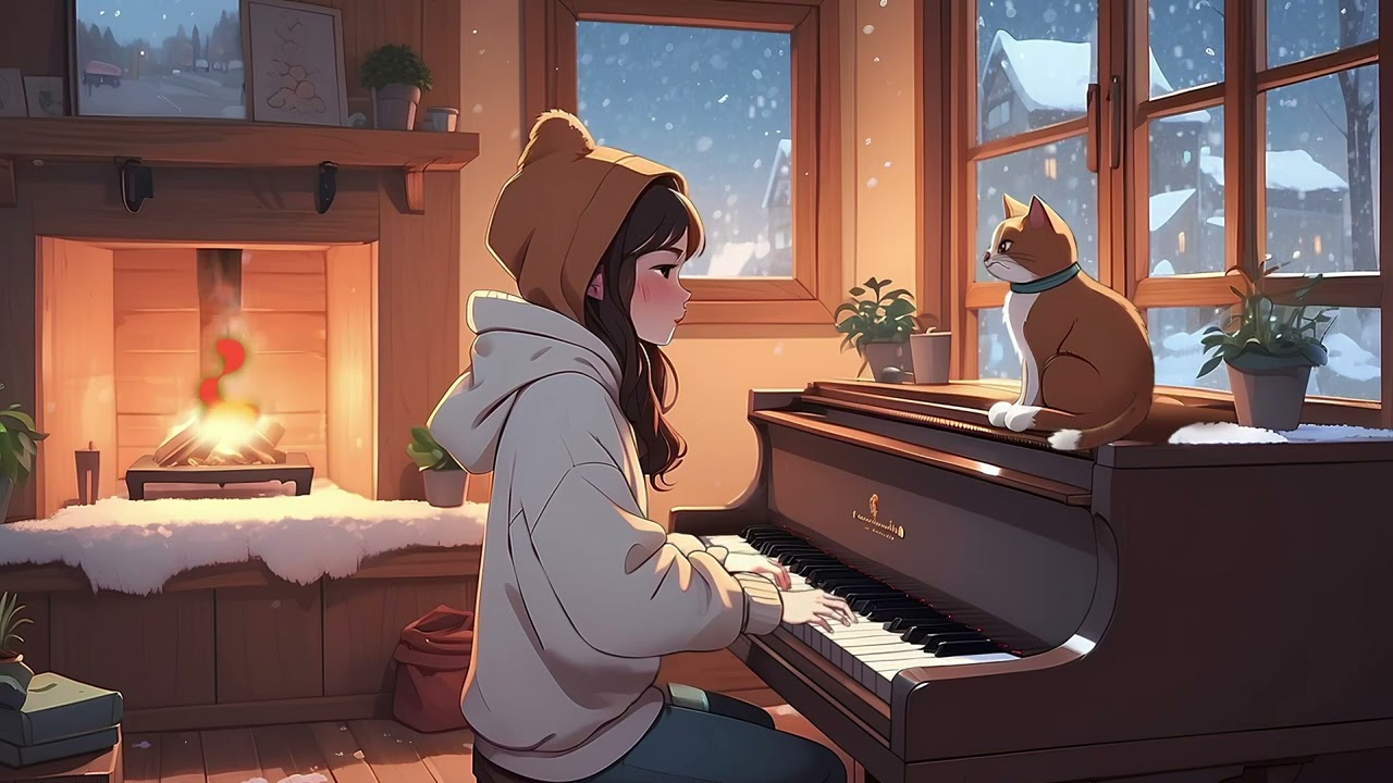 sometimes, a single hug heals all:  a playlist for cozy autumn 🍂 slow living on snowy november day