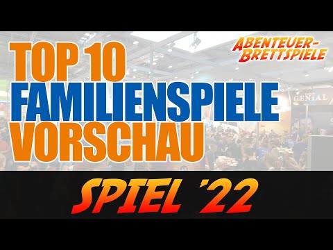 Top 10 Familienspiele auf der SPIEL '22 - Messe-Vorschau