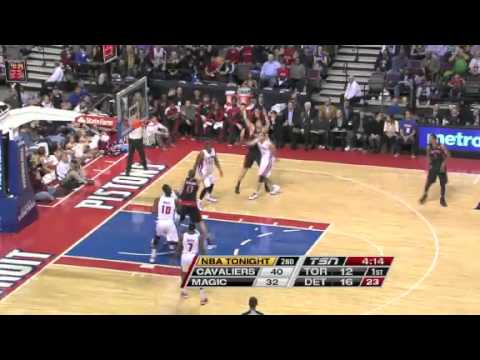 Toronto Raptors Vs Detroit Pistons | First Half Highlights | 11/23/2012 | NBA Season 2012/13